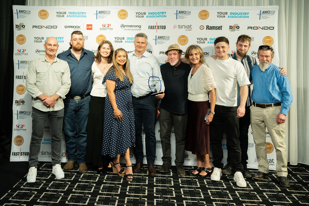 Group of award recipients and AWCI NSW & ACT team at the Awards for Excellence