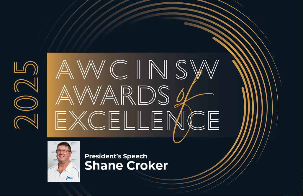 AWCINSW Awards for Excellence 2025 – President's Speech