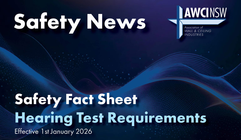 AWCINSW Safety News – Hearing Test Requirements