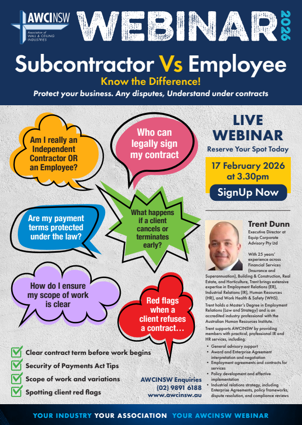 17 February Webinar Subcontractor vs Employee
